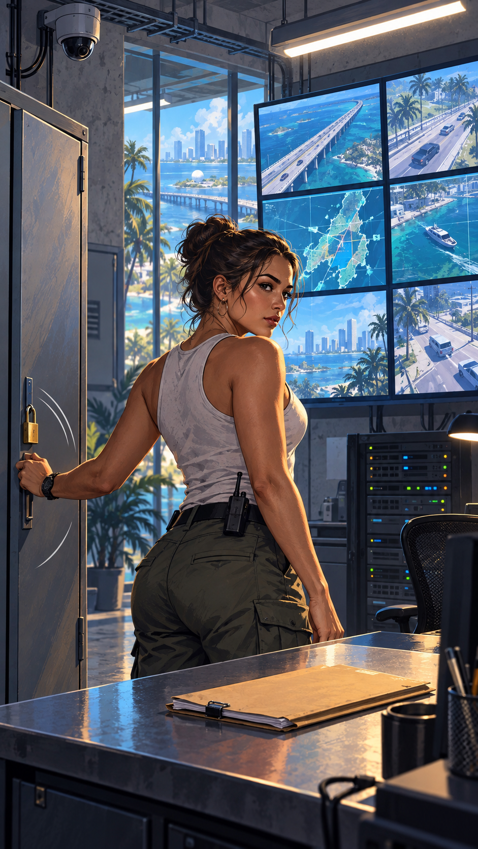 Grounded video scene 3 for gta-vi-confirmed-vehicles-database-source-backed (While fans expect a variety of vehicles, Rockstar has yet to validate any perfor)