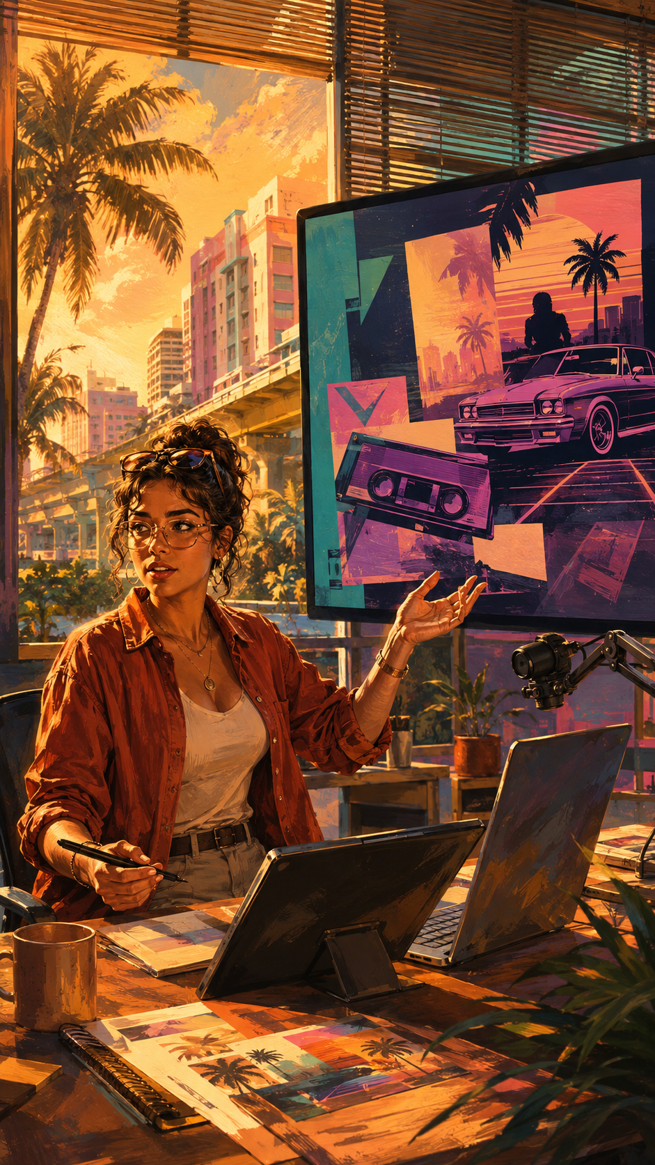 Grounded video scene 2 for gta-vi-ultimate-edition-official-bonus-breakdown (One of the bonuses is a Vintage Vice City Pack, adding nostalgic flair to the pr)