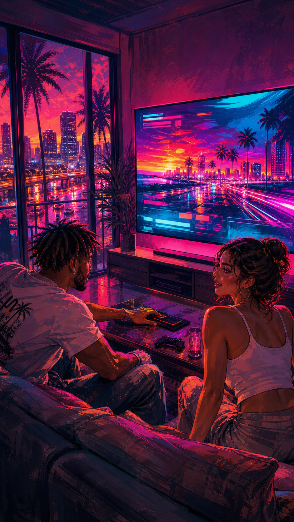 Grounded video scene 3 for nba-2k27-gta-6-crossover-tease (While details remain unclear, this crossover suggests Rockstar's marketing effor)