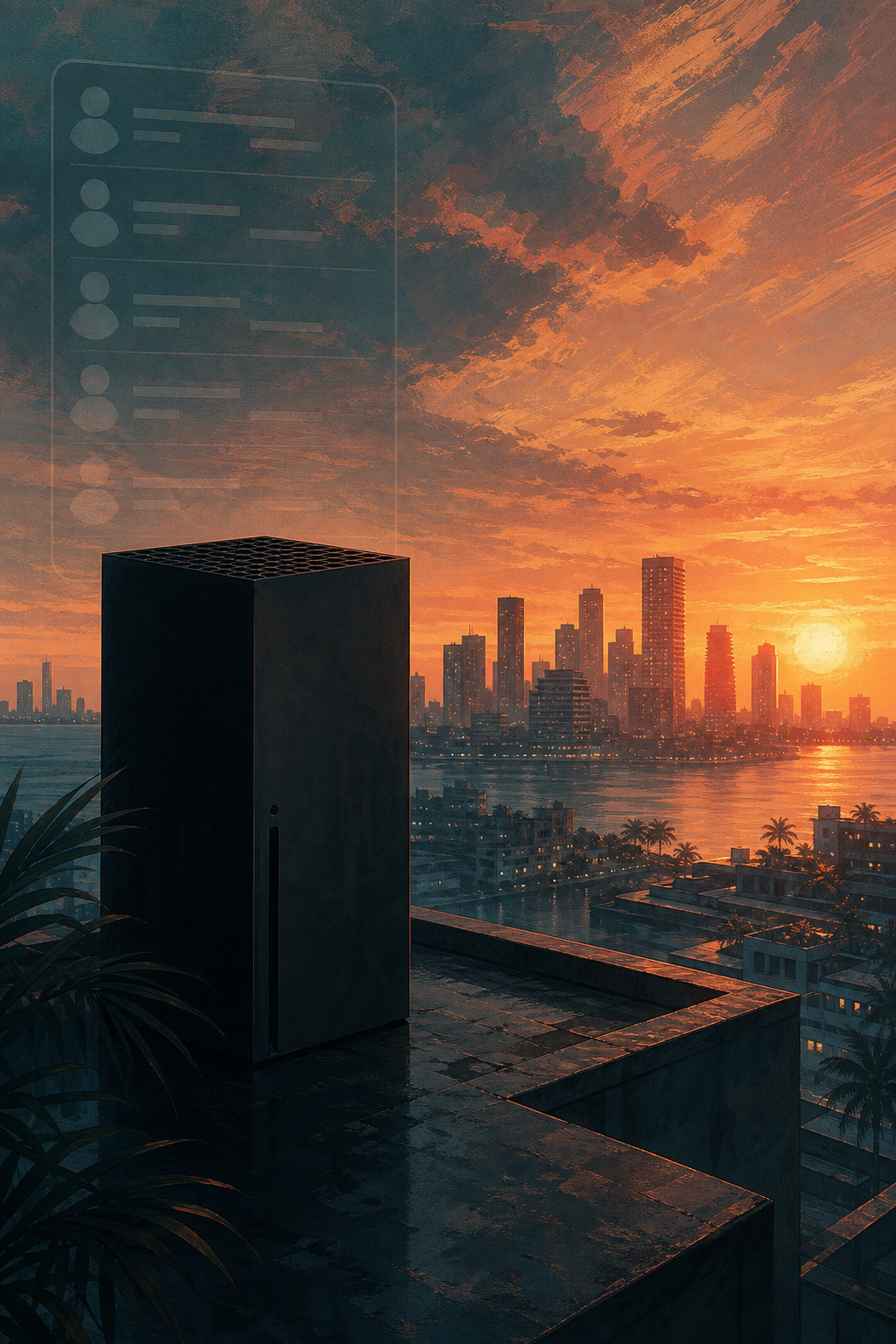 Distinct editorial key-art for the gta-vi-cheat-codes-xbox cheat-code reference page.