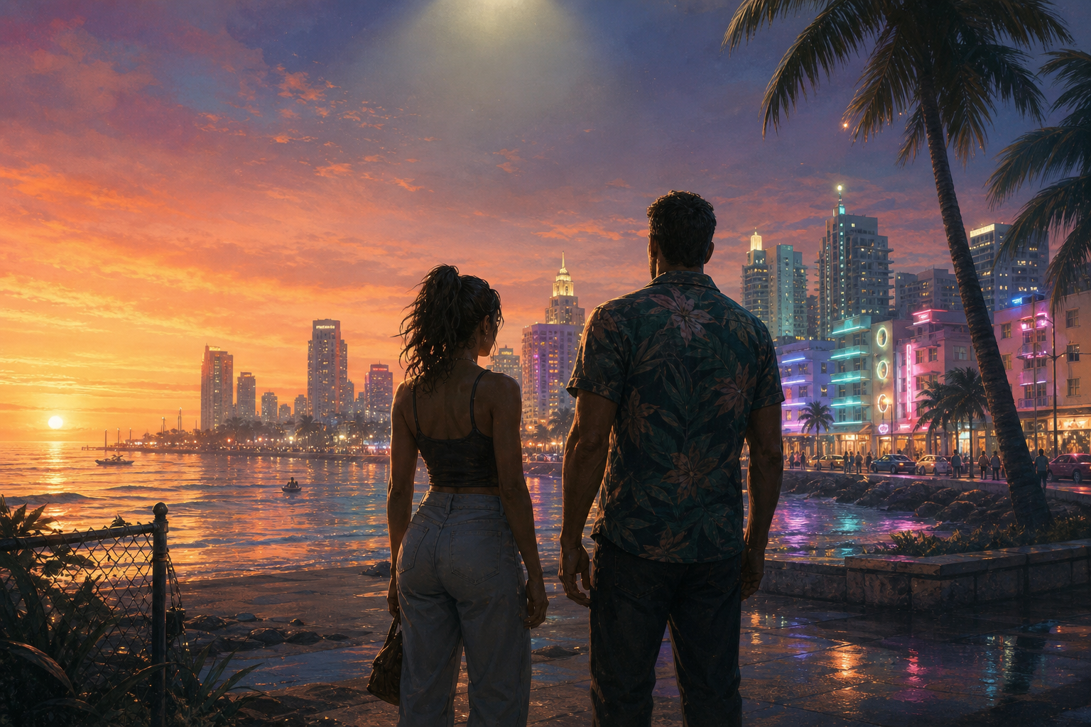 GTA VI Netflix Extended Look - marketing editorial key art