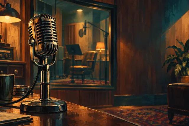 GTA VI cast coverage inline: recording studio editorial key art