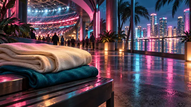 A Night in Vice City: arena concourse key art