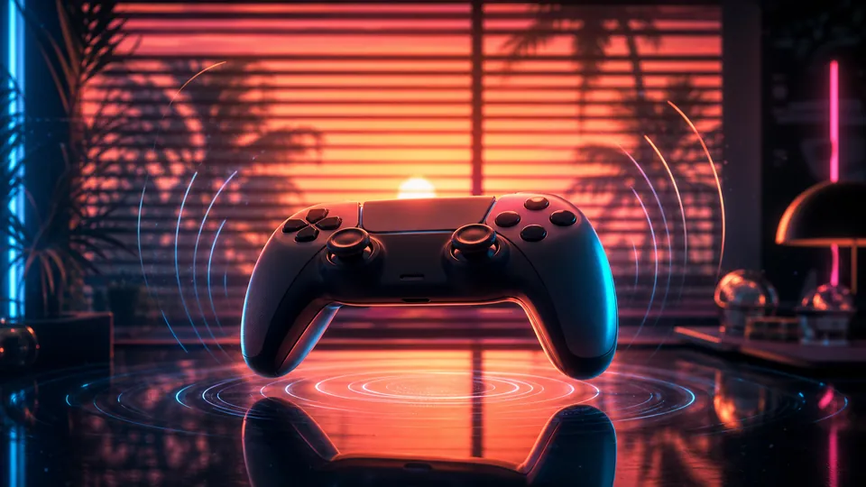 Generated Next Vice editorial key art for unconfirmed hardware feature and platform capability coverage.
