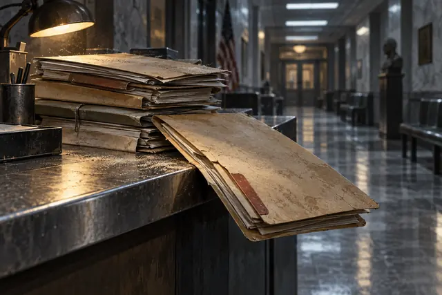 Abandoned trademark filing stack key art