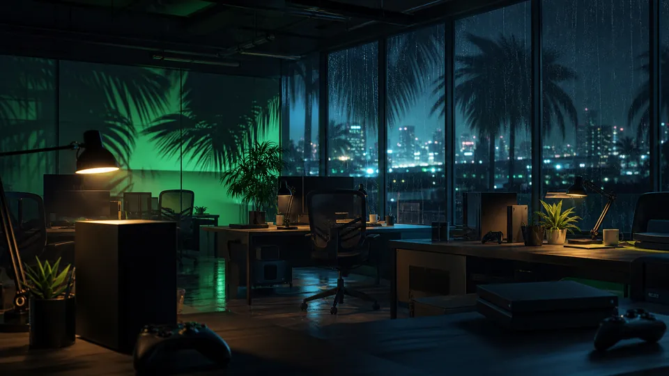Generated Next Vice editorial key art for platform-business context coverage.
