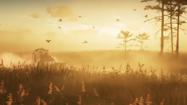 A golden-hour Grassrivers frame from official GTA VI media reinforces the broader Leonida setting behind the new launch date.